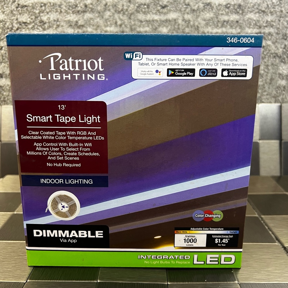Patriot Wi-Fi lighting 13’ft smart tape light